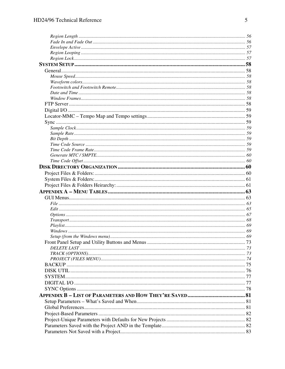 MACKIE HDR 24/96 User Manual | Page 5 / 110