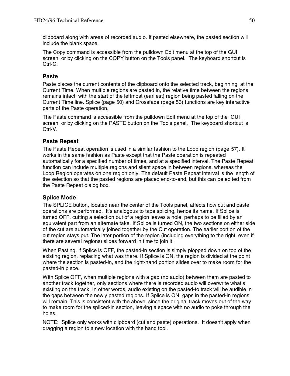 MACKIE HDR 24/96 User Manual | Page 50 / 110
