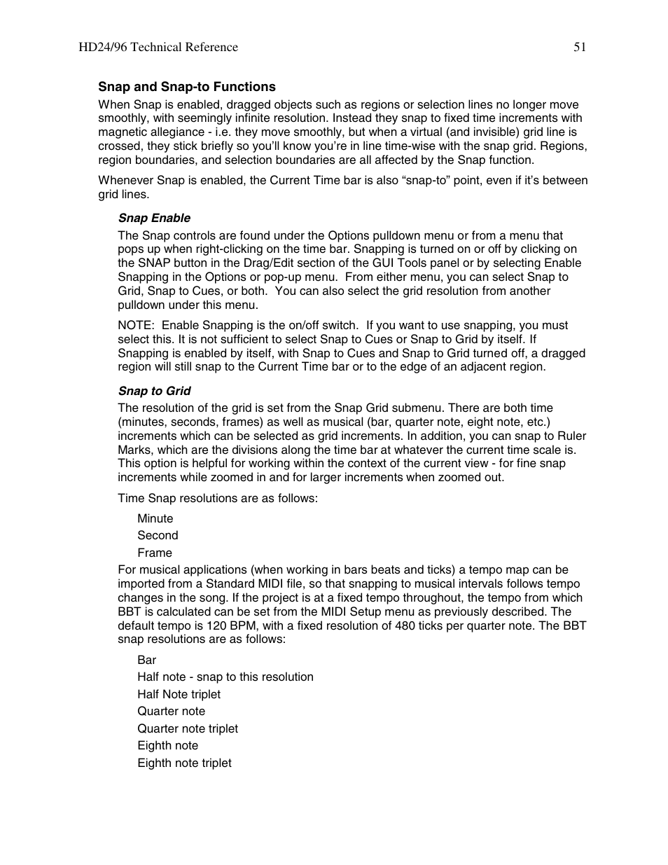 MACKIE HDR 24/96 User Manual | Page 51 / 110