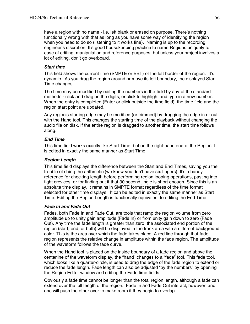MACKIE HDR 24/96 User Manual | Page 56 / 110