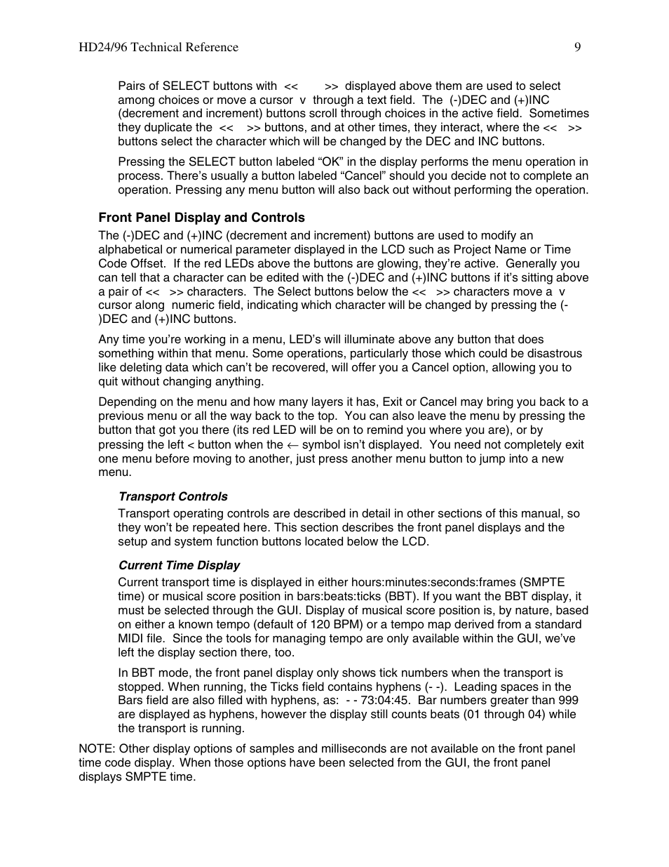 MACKIE HDR 24/96 User Manual | Page 9 / 110