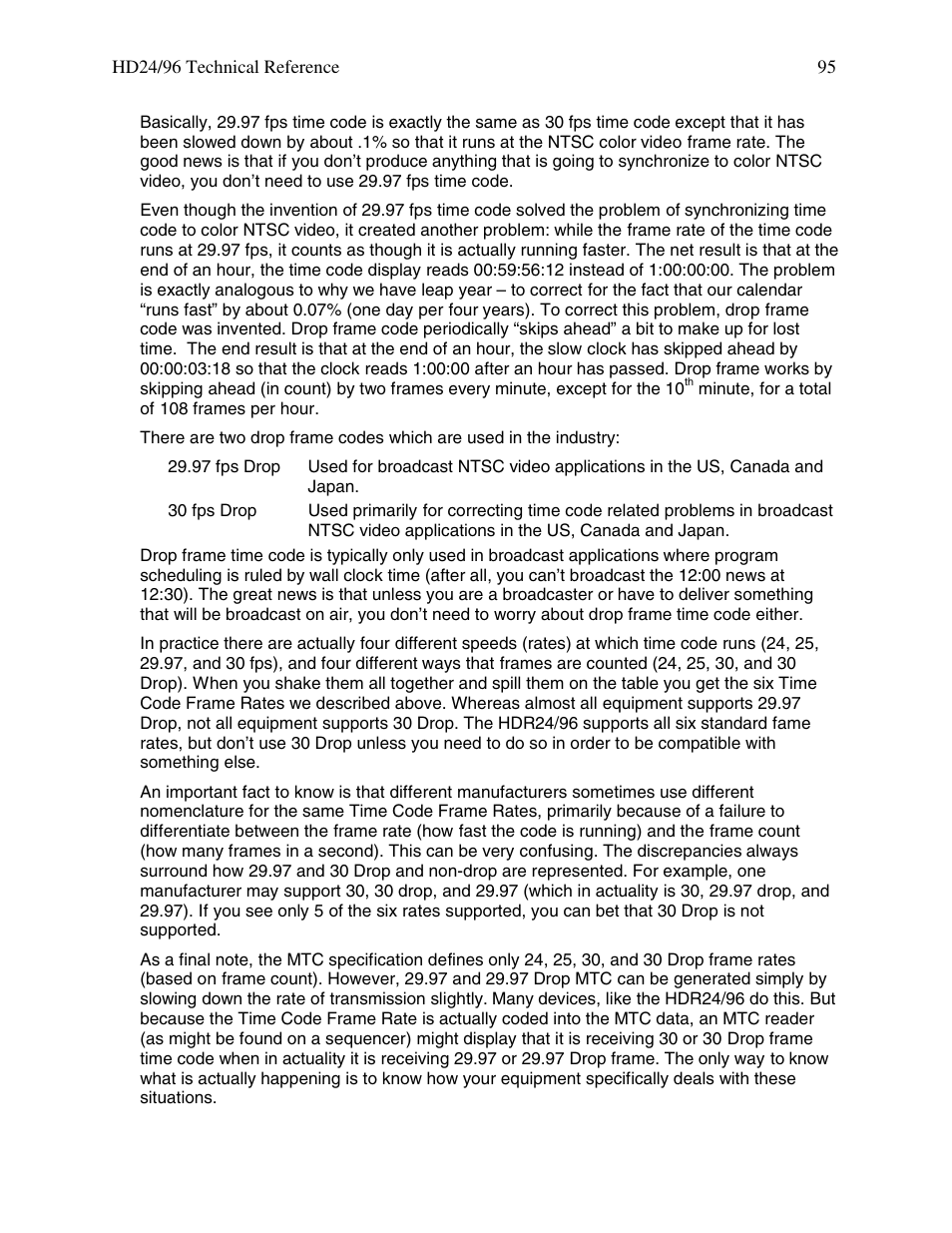 MACKIE HDR 24/96 User Manual | Page 95 / 110