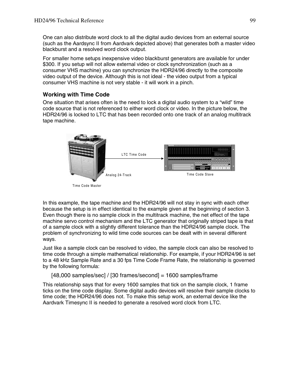 MACKIE HDR 24/96 User Manual | Page 99 / 110