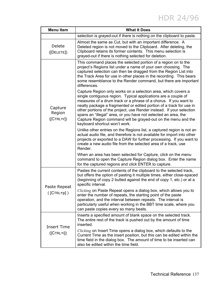 Hdr 24/96 | MACKIE HDR24/96 User Manual | Page 137 / 226