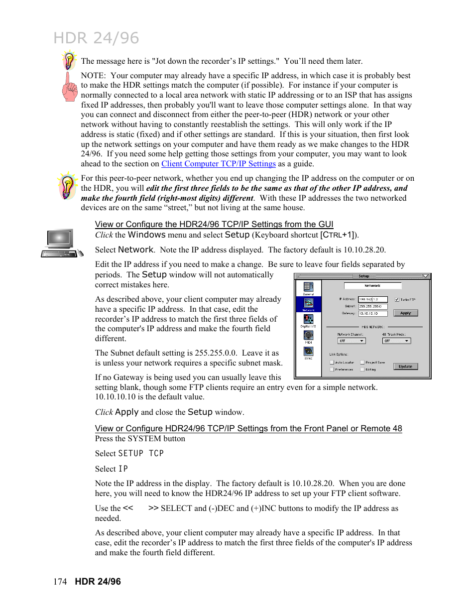 Hdr 24/96 | MACKIE HDR24/96 User Manual | Page 174 / 226