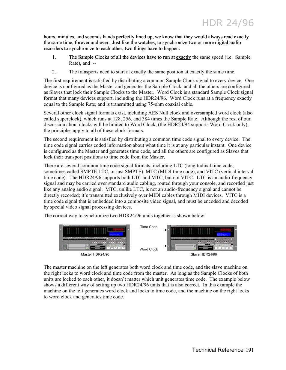 Hdr 24/96 | MACKIE HDR24/96 User Manual | Page 191 / 226