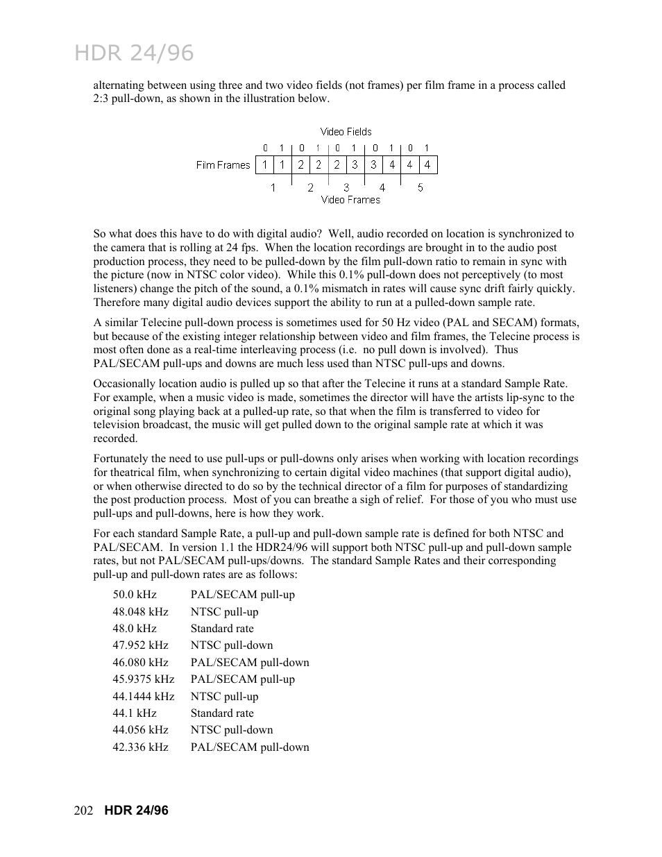Hdr 24/96 | MACKIE HDR24/96 User Manual | Page 202 / 226