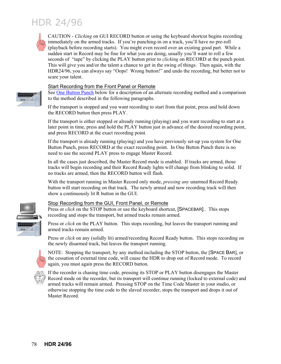 Hdr 24/96 | MACKIE HDR24/96 User Manual | Page 78 / 226