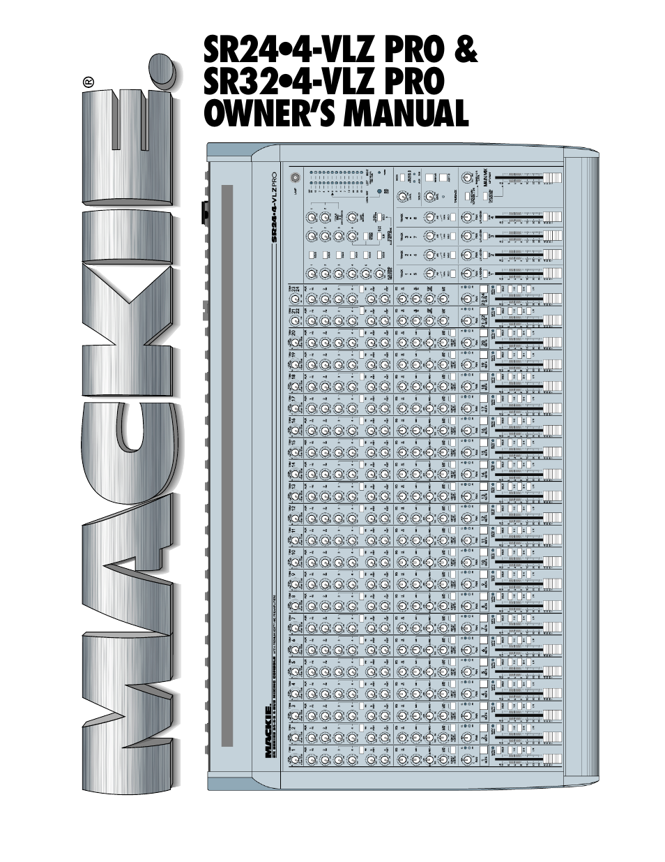 MACKIE SR244-VLZ PRO User Manual | 31 pages