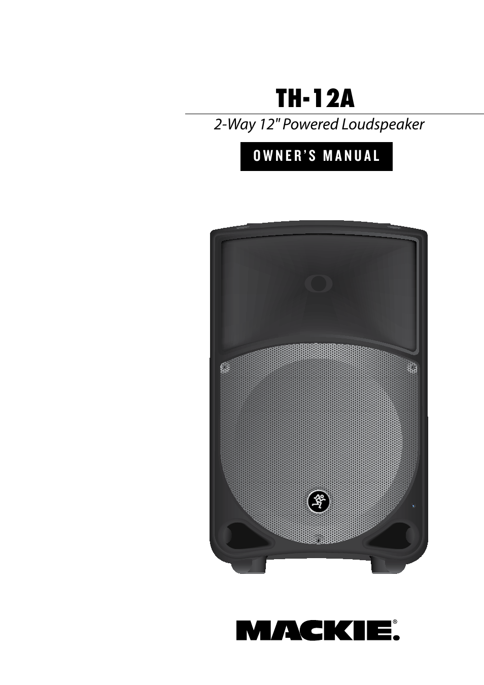 MACKIE TH-12A User Manual | 17 pages