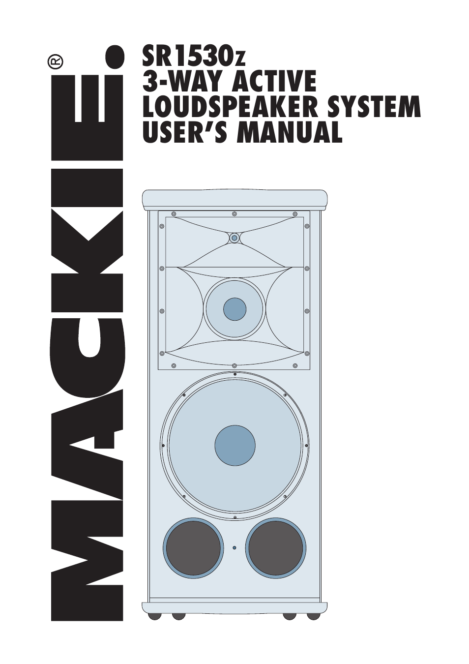 MACKIE SR1530Z User Manual | 12 pages