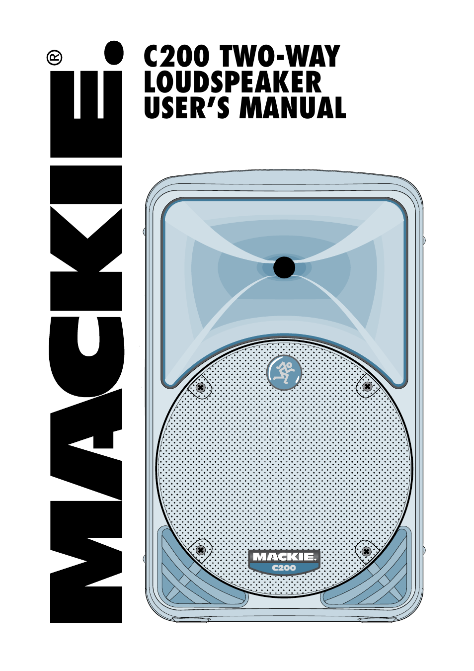 MACKIE C200 User Manual | 12 pages