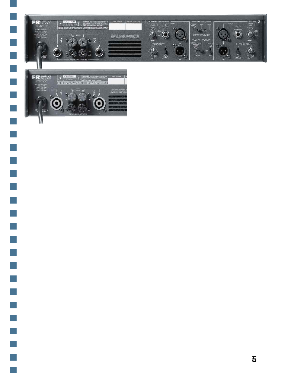 MACKIE FAST RECOVERY SERIES M1200 User Manual | Page 5 / 6