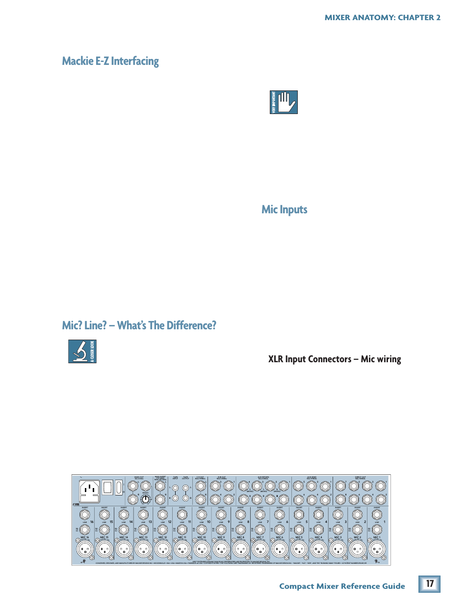 MACKIE Compact Mixer User Manual | 14 pages
