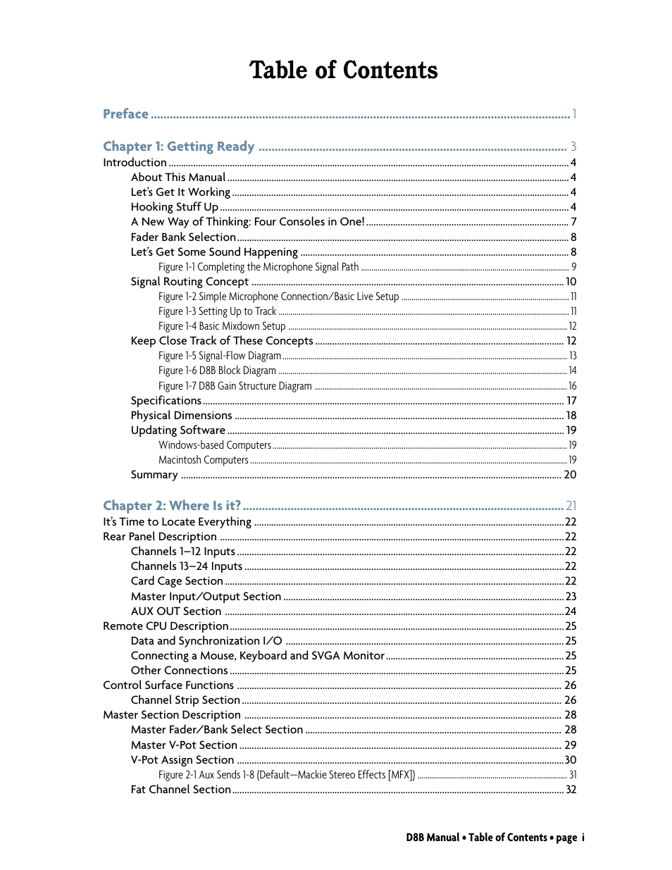 MACKIE Digital 8 BUS Version 3.0 User Manual | Page 4 / 8