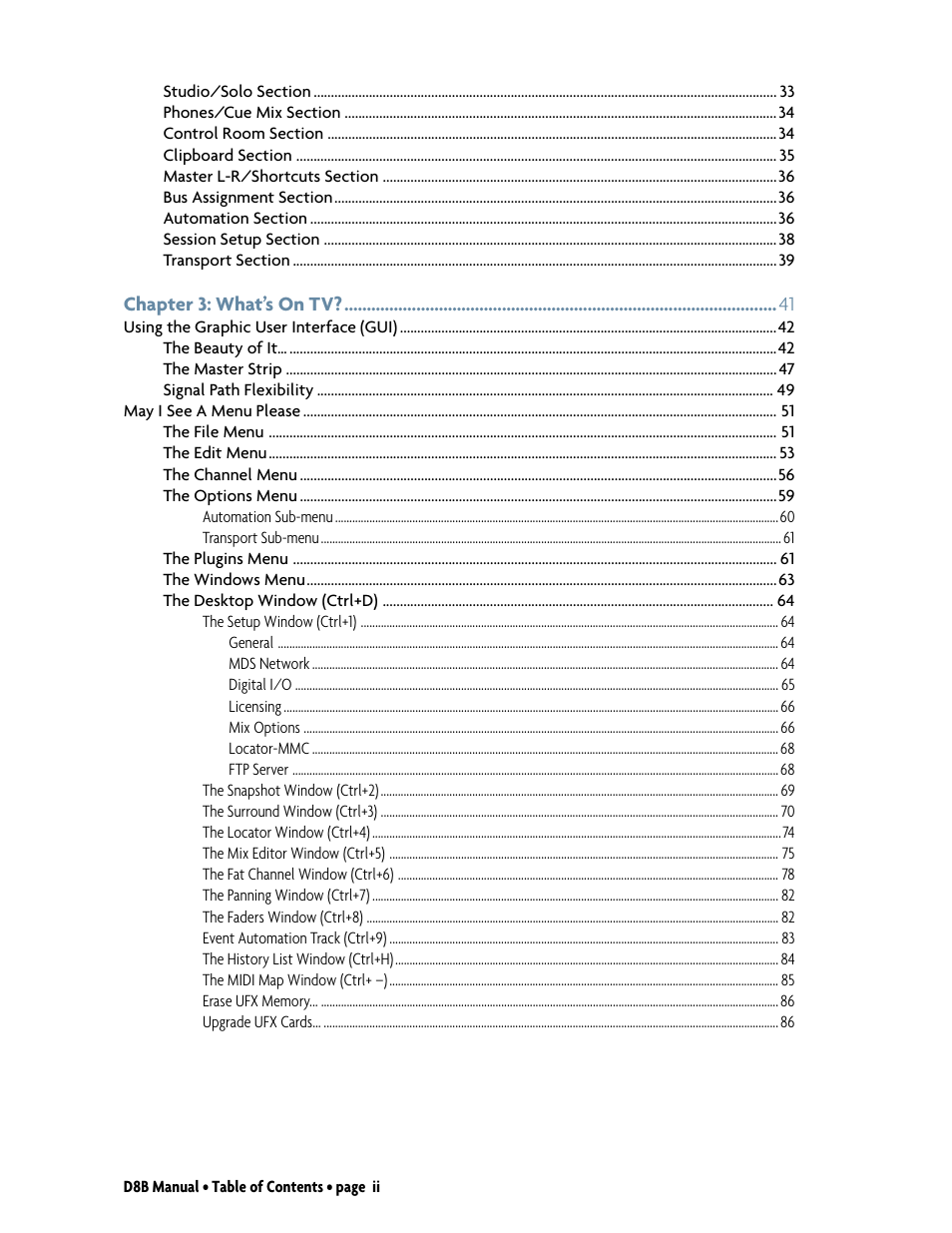 MACKIE Digital 8 BUS Version 3.0 User Manual | Page 5 / 8