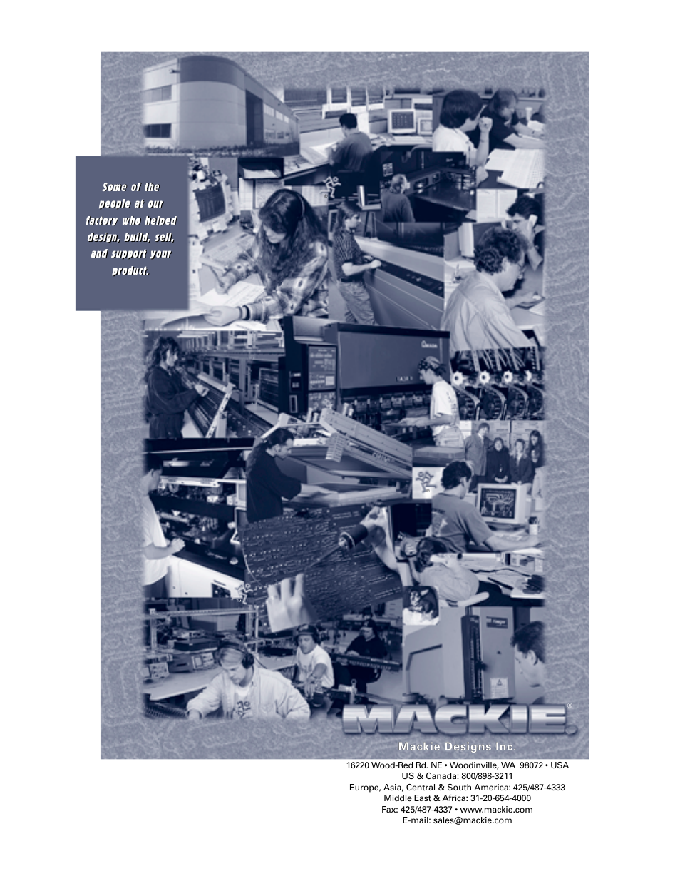 MACKIE CFX SERIES User Manual | Page 24 / 24