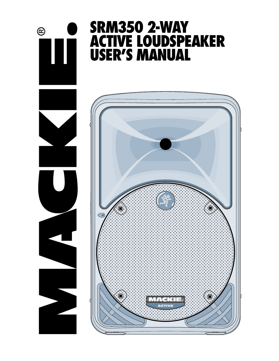 MACKIE SRM350 2-WAY User Manual | 20 pages