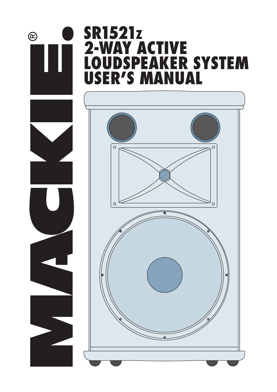 MACKIE SR1521Z User Manual | 12 pages