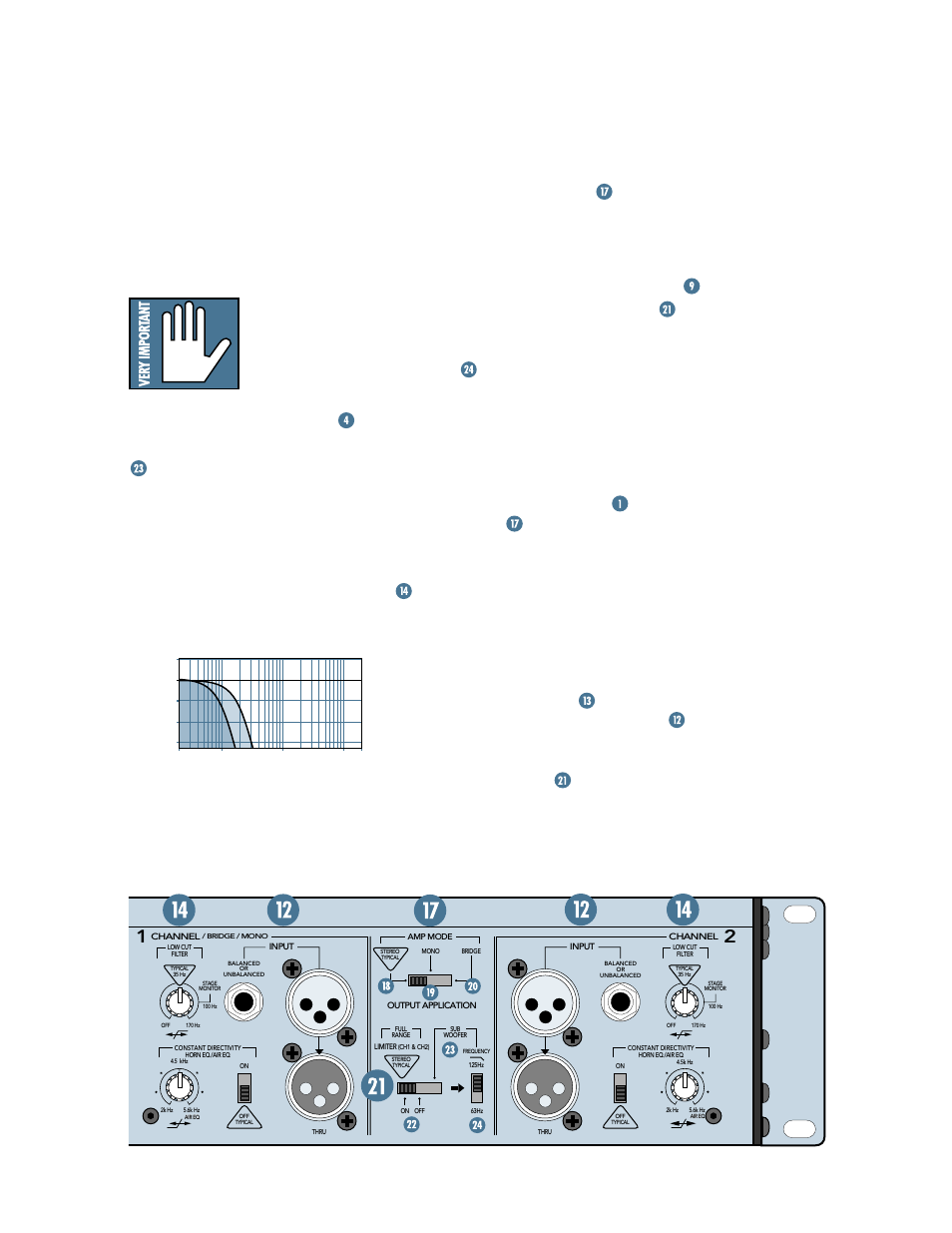 Subwoofer | MACKIE M1200/M1400 User Manual | Page 21 / 43