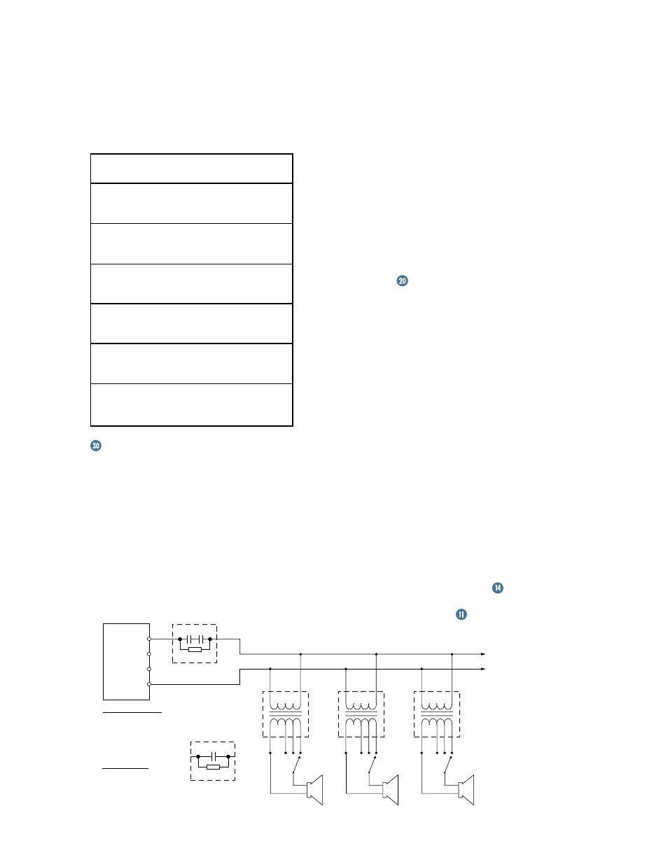 70v distribution systems | MACKIE M1200/M1400 User Manual | Page 25 / 43
