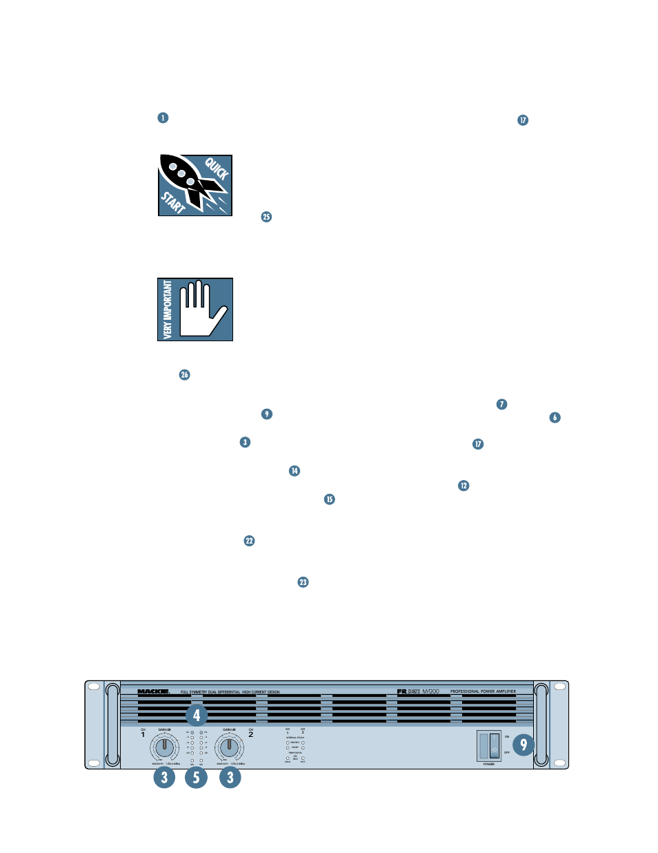 Read this page, Quick start, Installation | Connections and settings, I got ants in my pants and i got to dance | MACKIE M1200/M1400 User Manual | Page 4 / 43
