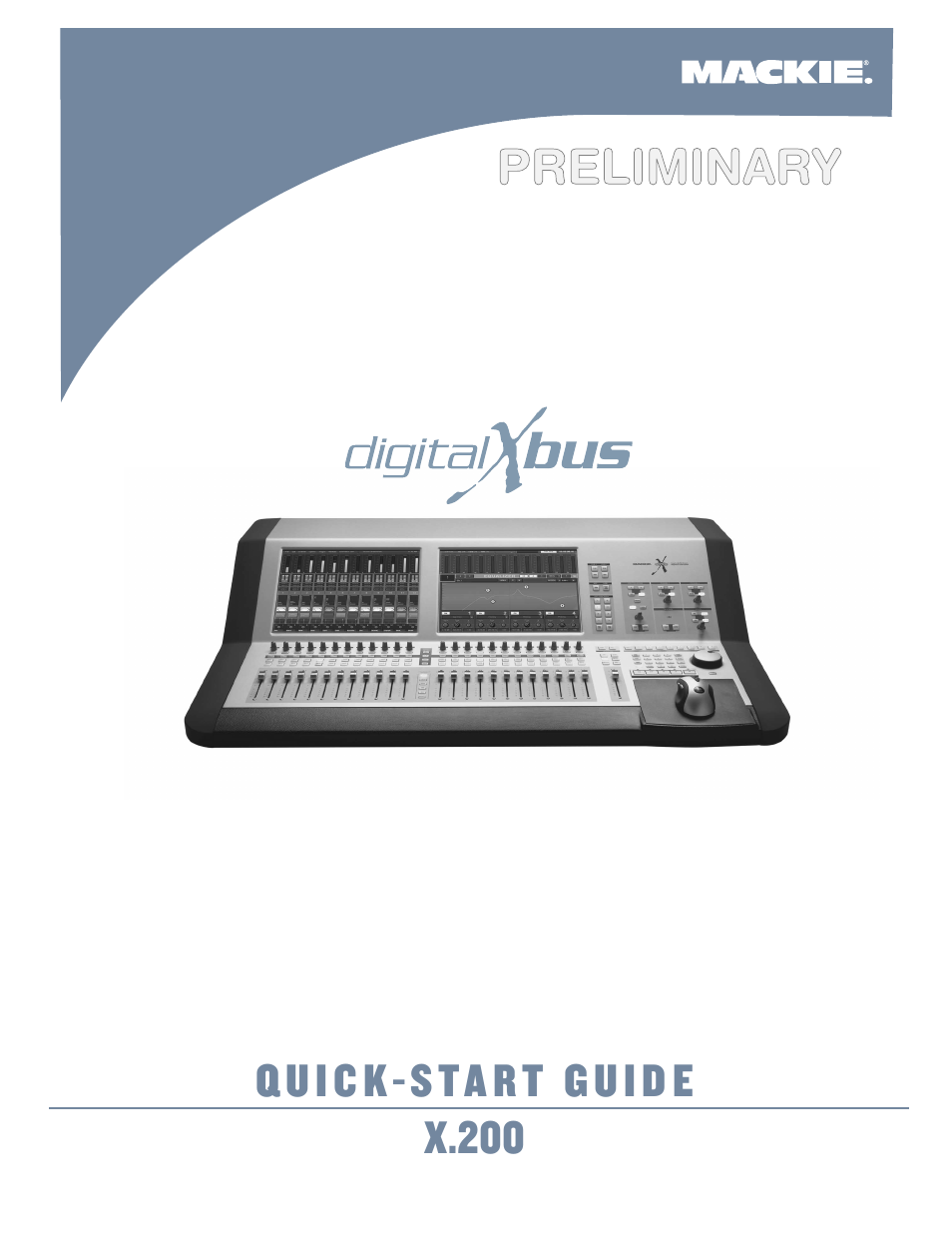 MACKIE X.200 User Manual | 16 pages