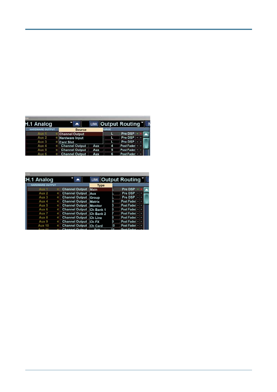 Output routing examples | MACKIE TT24 User Manual | Page 16 / 54