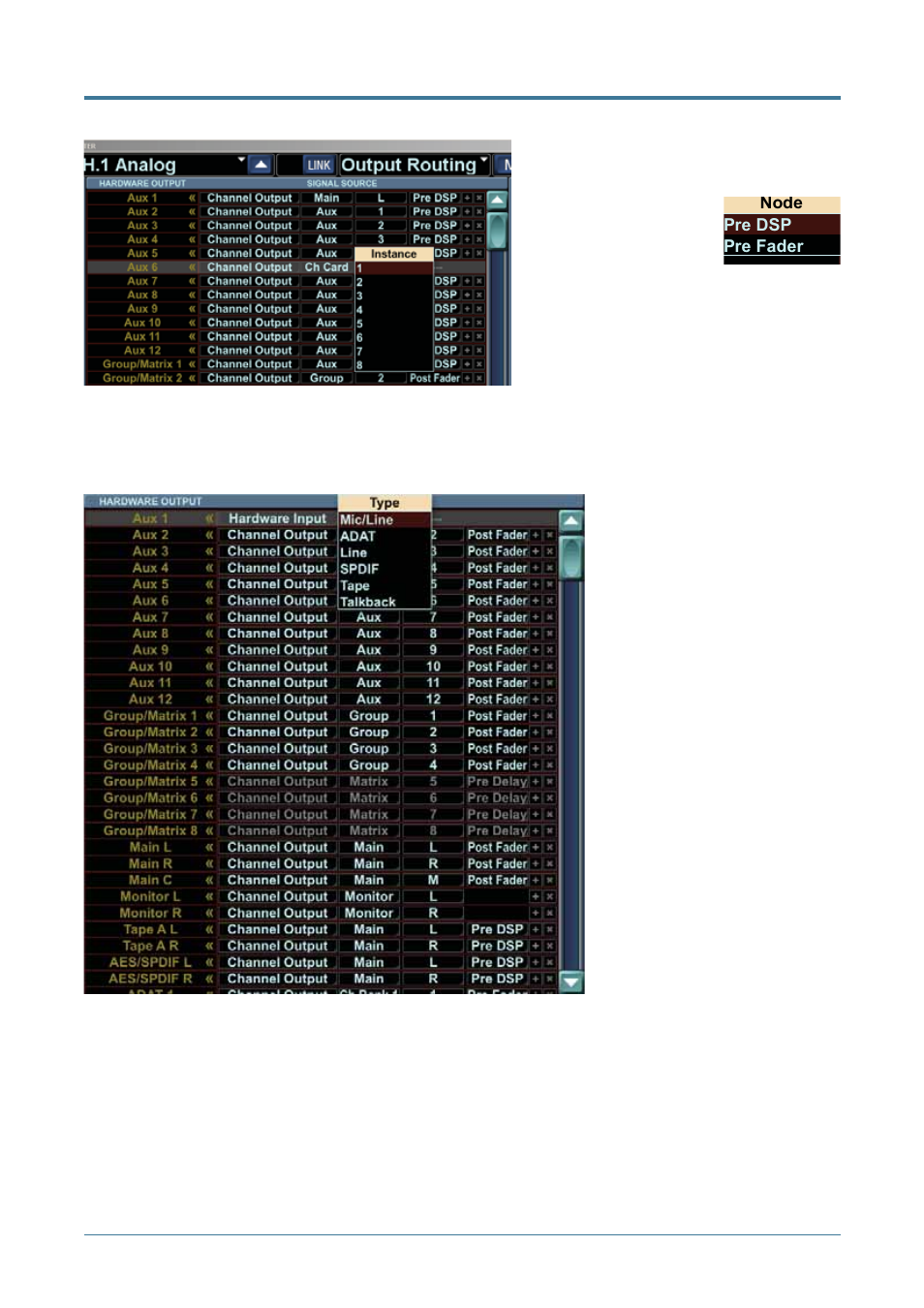 Hardware input | MACKIE TT24 User Manual | Page 21 / 54