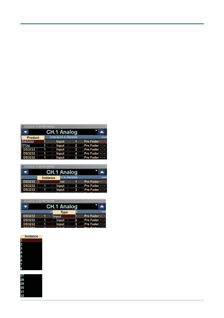 Selection examples | MACKIE TT24 User Manual | Page 30 / 54