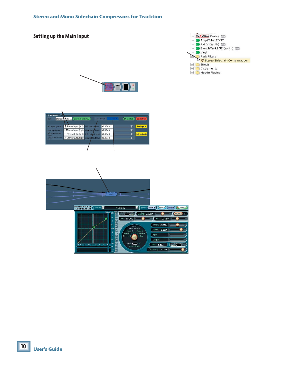 MACKIE Stereo and Mono Side chain Compressor User Manual | Page 10 / 28