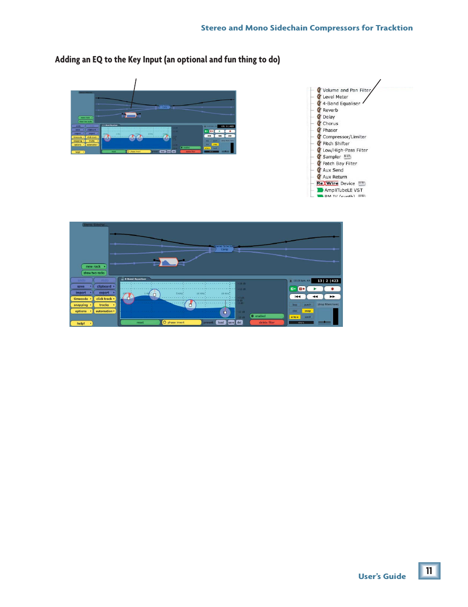 MACKIE Stereo and Mono Side chain Compressor User Manual | Page 11 / 28