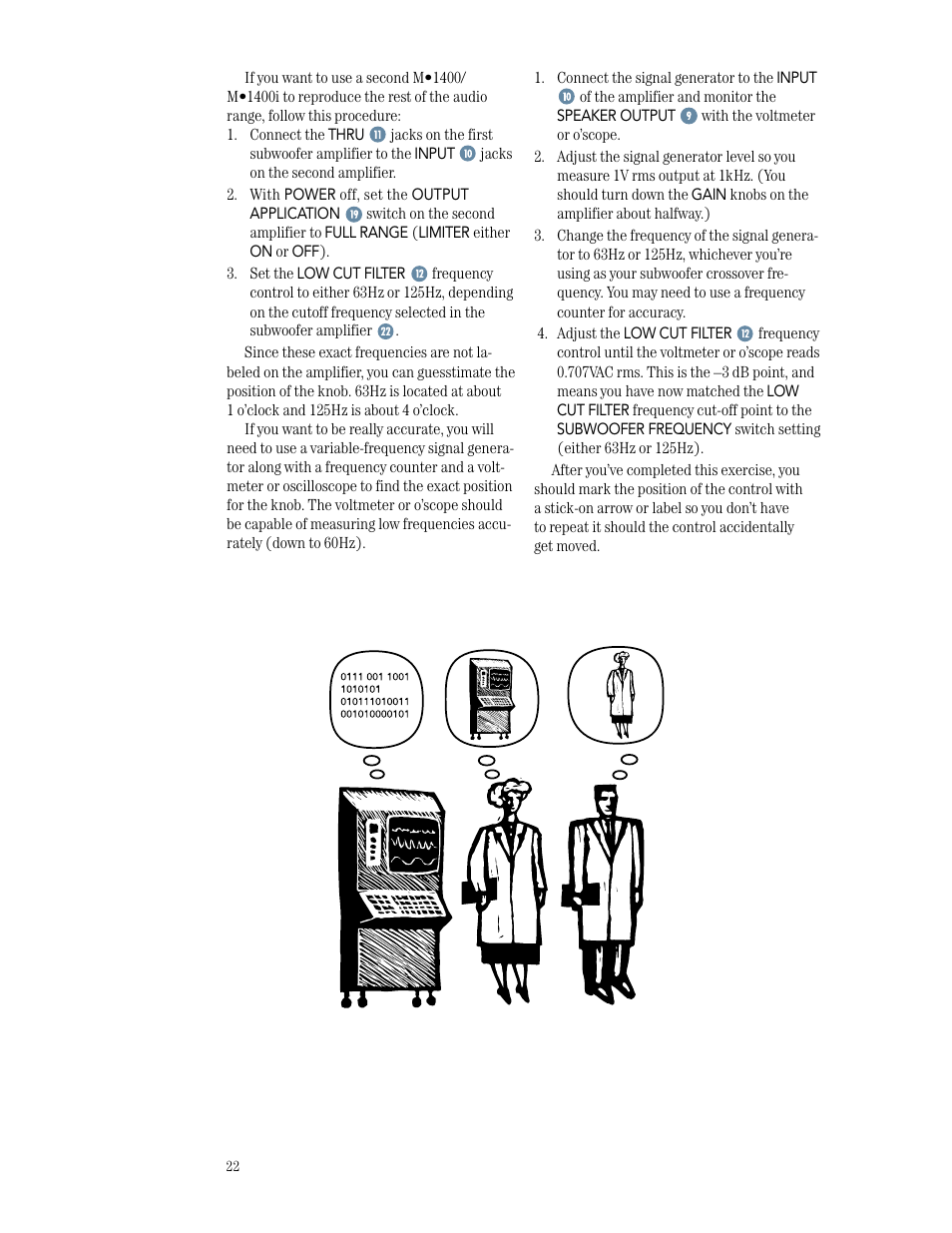 MACKIE M1400/M1400i User Manual | Page 22 / 32