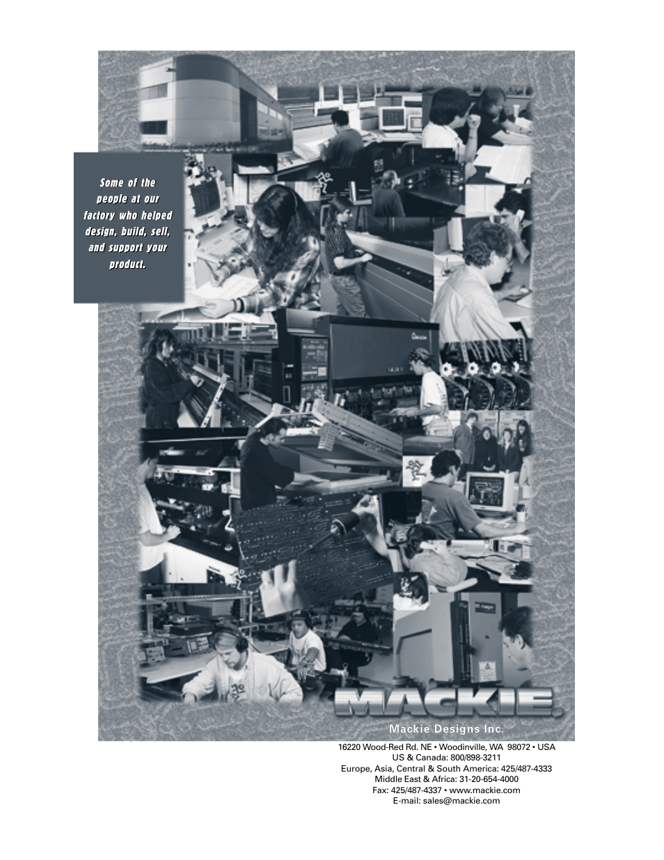 MACKIE M1400/M1400i User Manual | Page 32 / 32