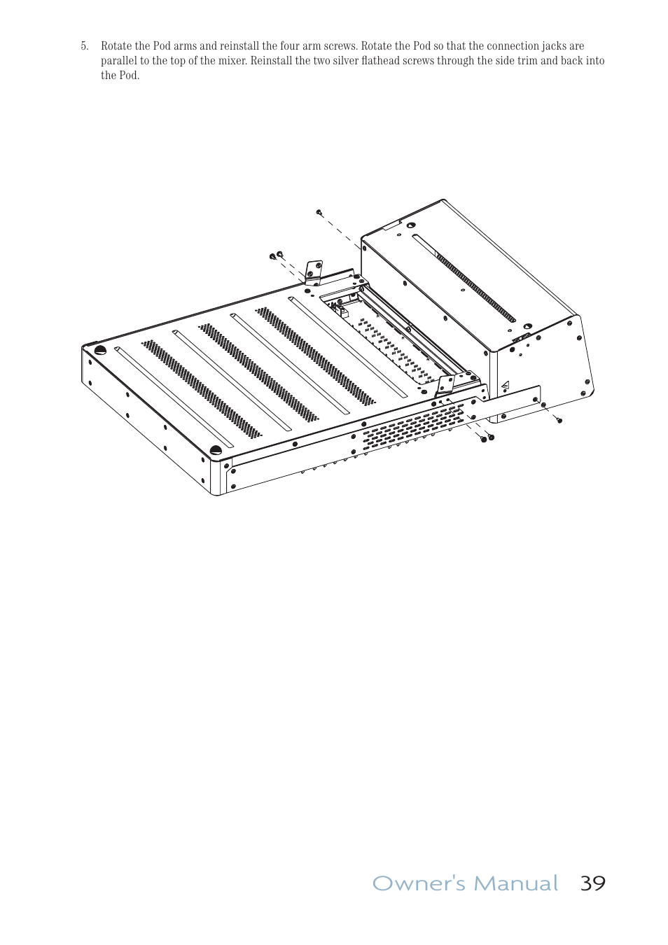 Owner's manual 39 | MACKIE ONYX 1640I User Manual | Page 39 / 50