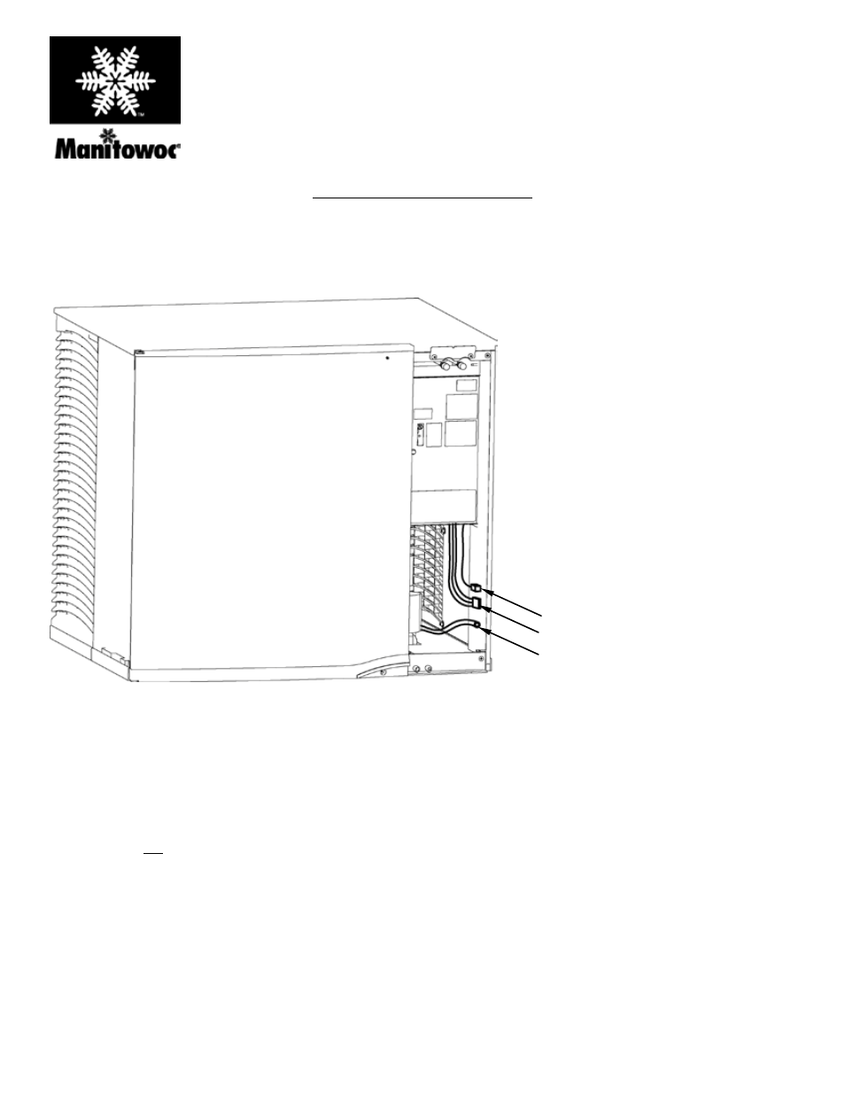 Manitowoc Ice AUCS-SI K00363 User Manual | 1 page