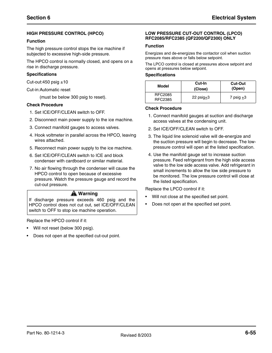 Manitowoc Ice FLAKE/CHIPLET QF0400 User Manual | Page 117 / 150