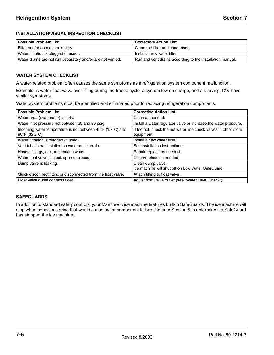 Manitowoc Ice FLAKE/CHIPLET QF0400 User Manual | Page 128 / 150