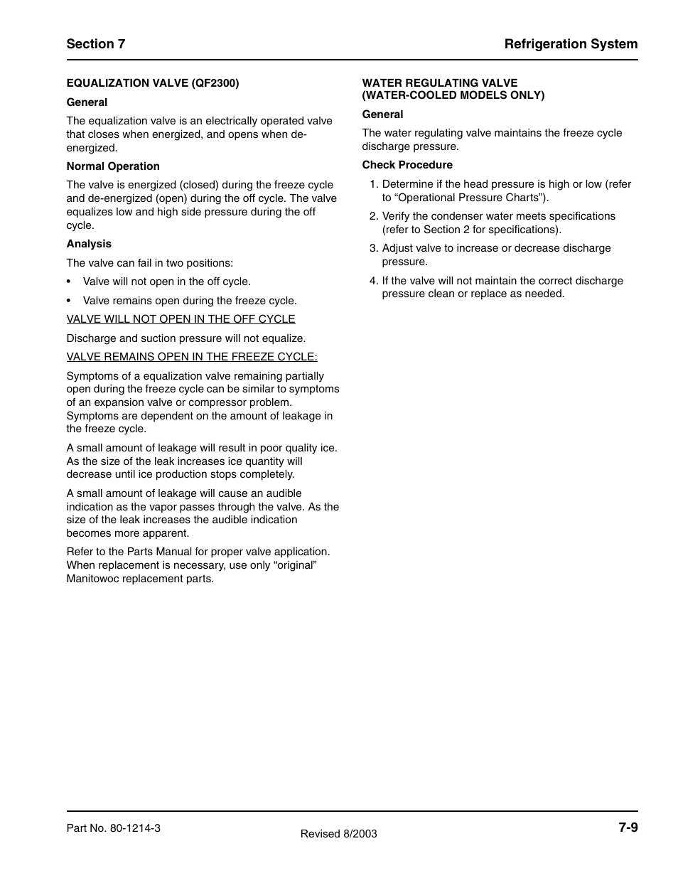 Manitowoc Ice FLAKE/CHIPLET QF0400 User Manual | Page 131 / 150