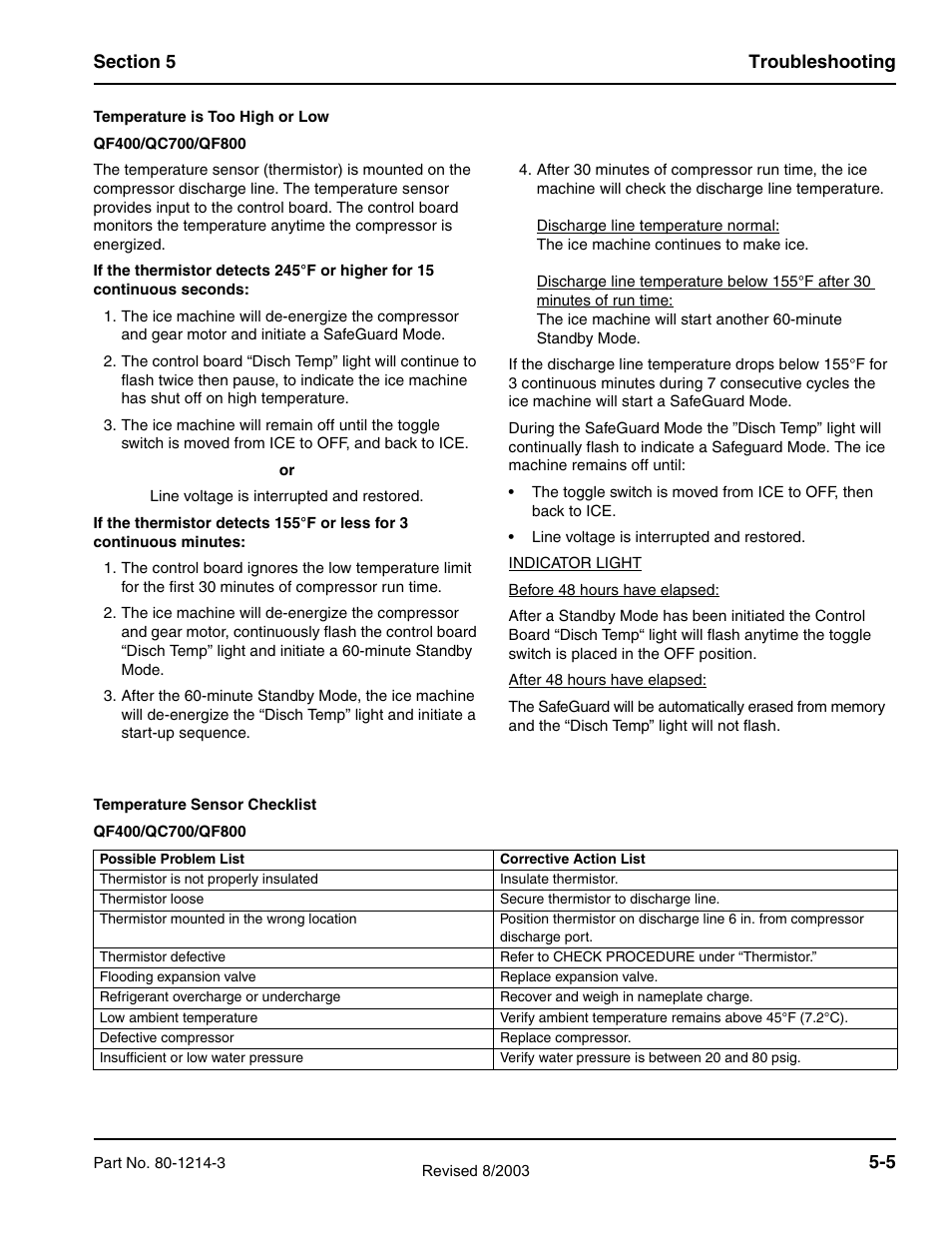 Manitowoc Ice FLAKE/CHIPLET QF0400 User Manual | Page 57 / 150