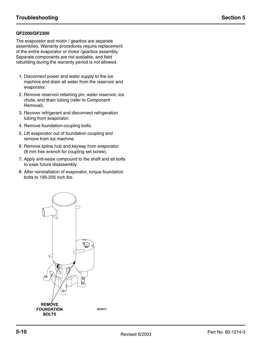 Manitowoc Ice FLAKE/CHIPLET QF0400 User Manual | Page 62 / 150