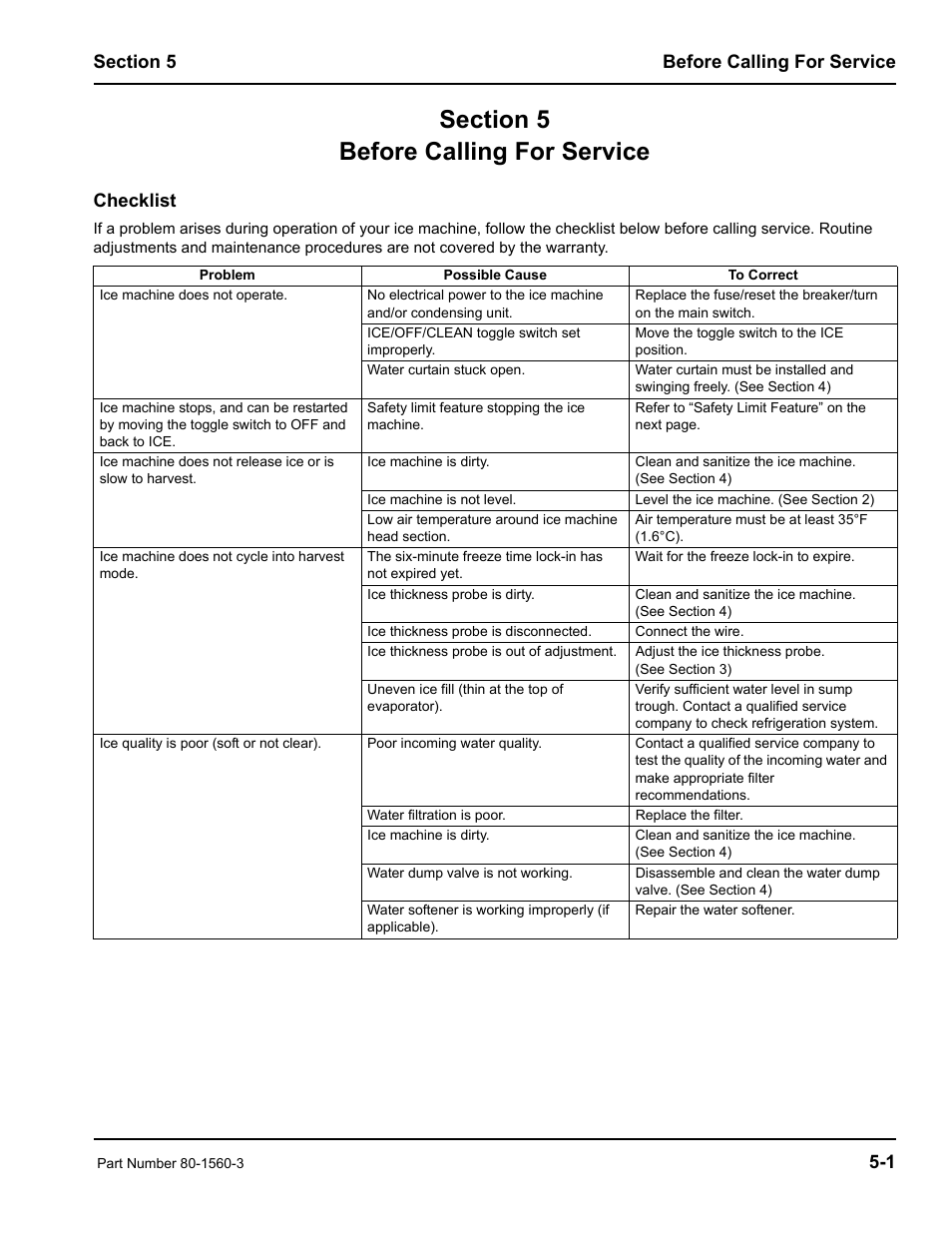 Manitowoc Ice S0850M User Manual | Page 35 / 38