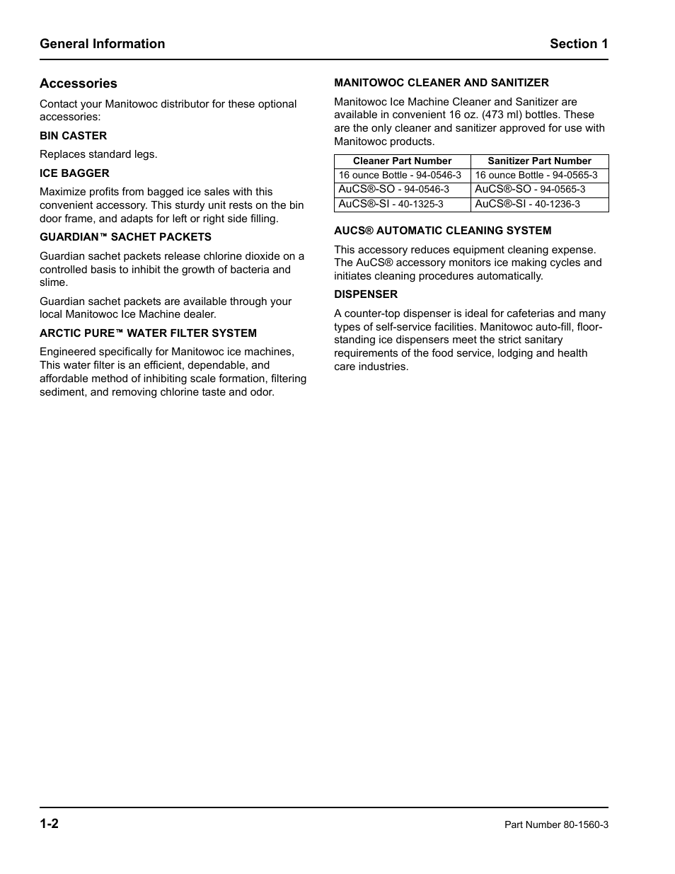 Manitowoc Ice S0850M User Manual | Page 6 / 38