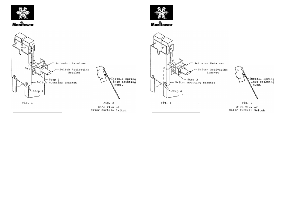 Manitowoc Ice 7623123 User Manual | 1 page