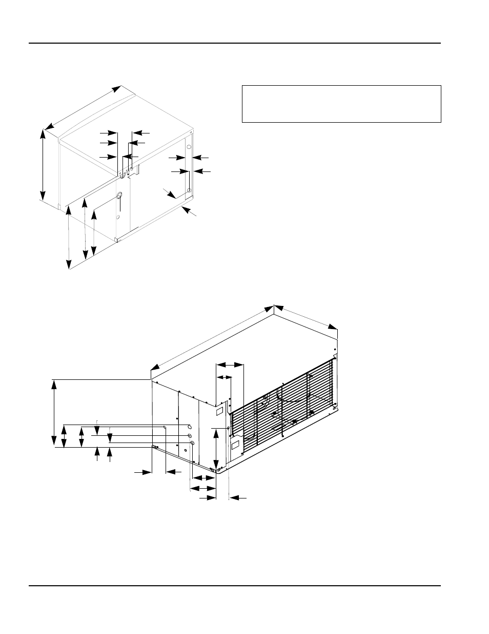 Ice machine dimensions, Condensing unit dimensions, Important | Qdualc ice machines | Manitowoc Ice Q User Manual | Page 12 / 52