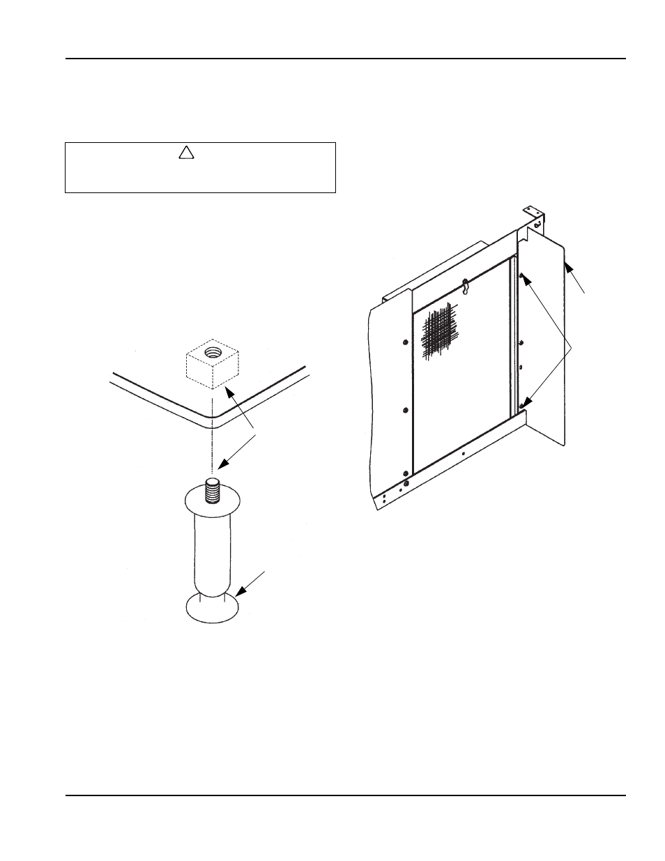 5 leveling the ice storage bin, Air-cooled baffle | Manitowoc Ice Q User Manual | Page 15 / 52