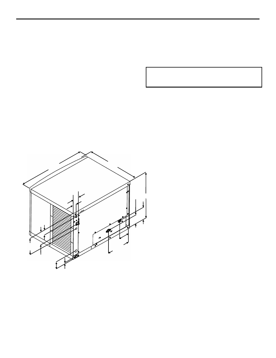 General, Ice machine dimensions, Q800 ice machine | Manitowoc Ice Q 800 User Manual | Page 7 / 28