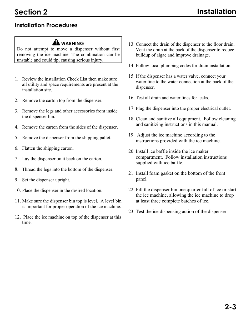 Manitowoc Ice Q290 User Manual | Page 15 / 34