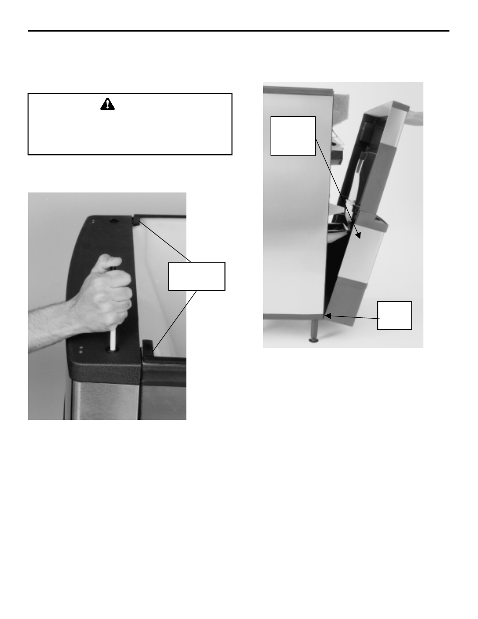 Q_dispenser_section_4_uc, Door removal, Disassembling the dispenser parts for cleaning | Manitowoc Ice Q290 User Manual | Page 21 / 34