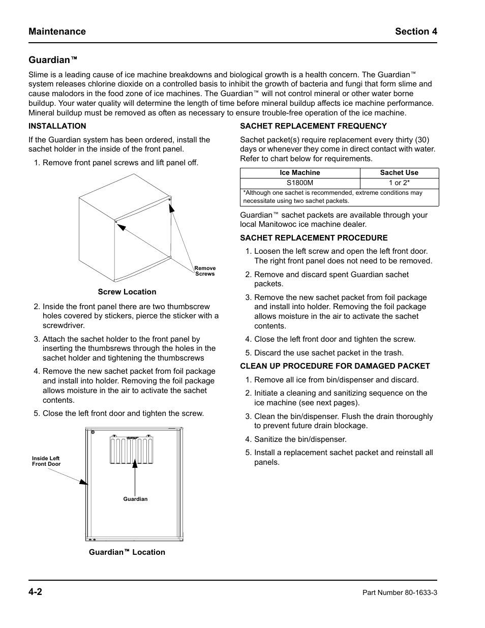 Manitowoc Ice S1800M User Manual | Page 24 / 38
